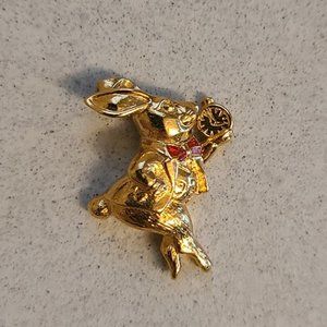 Gold Rabbit Pendant